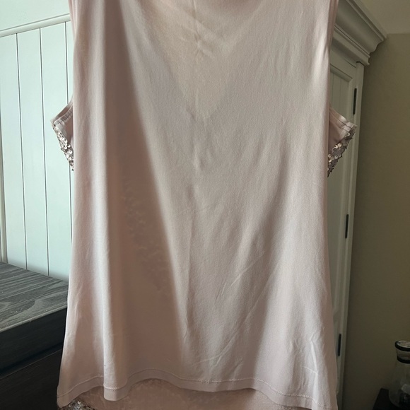 Calvin Klein Sequin Cowl Neck Top - Picture 2 of 4